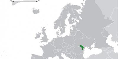 Moldavia ubicación en el mapa del mundo